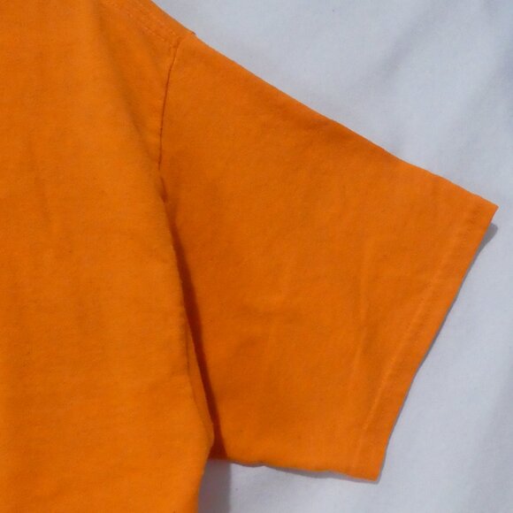 GILDAN | youth xl - extra large | Vibrant Solid Orange Tee / T-Shirt - Picture 10 of 12